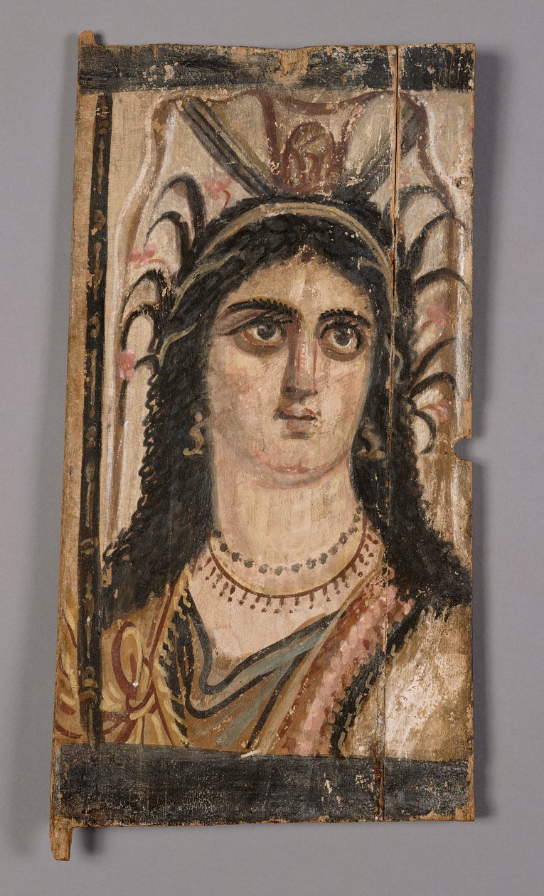 Panel with Painted Image of Isis, 180-200 AD by Roman Period Egyptian