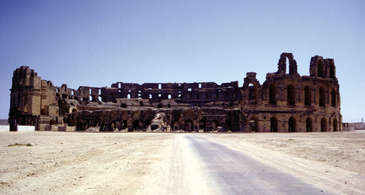 Amphitheatre of El-Djem, Tunisia by Roman