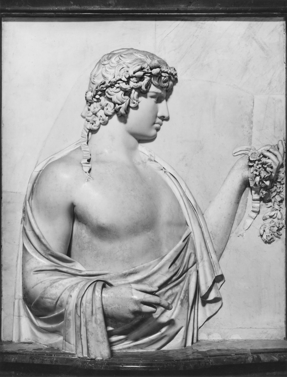 Antinous, c.130-140 AD by Roman