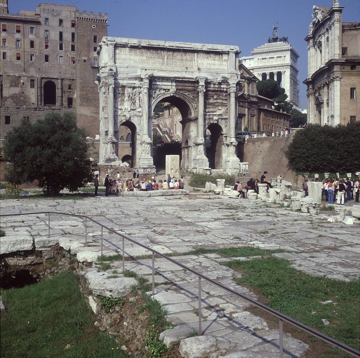 Arch of Septius Severus, Foro Romano, Rome by Roman