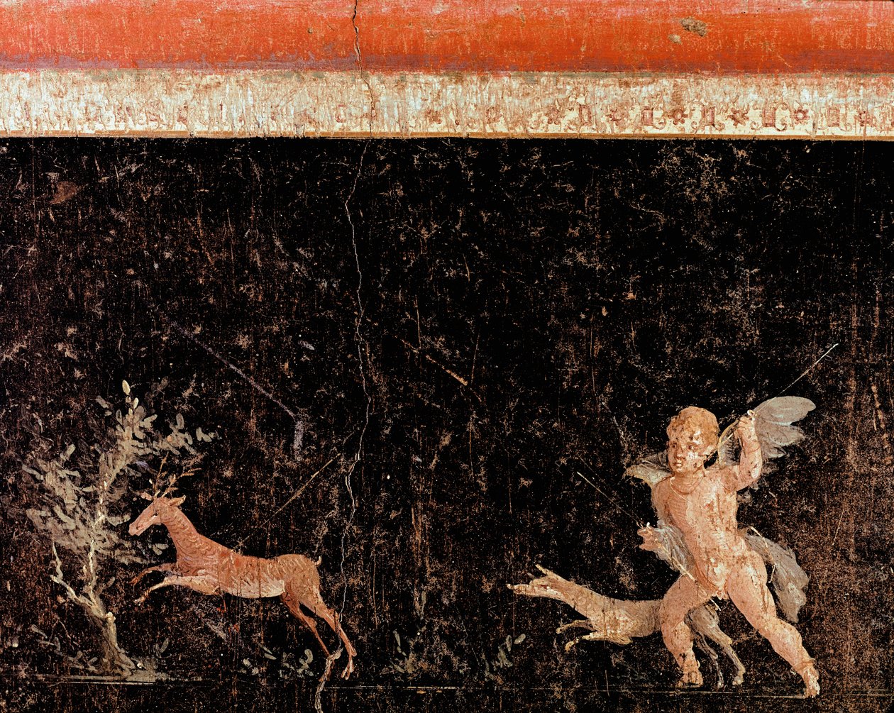 Cupid Hunting the Deer by Roman