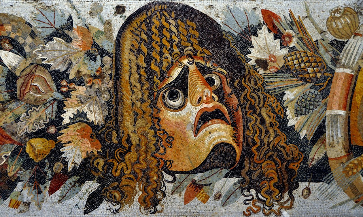 Detail (mosaic frieze) by Roman