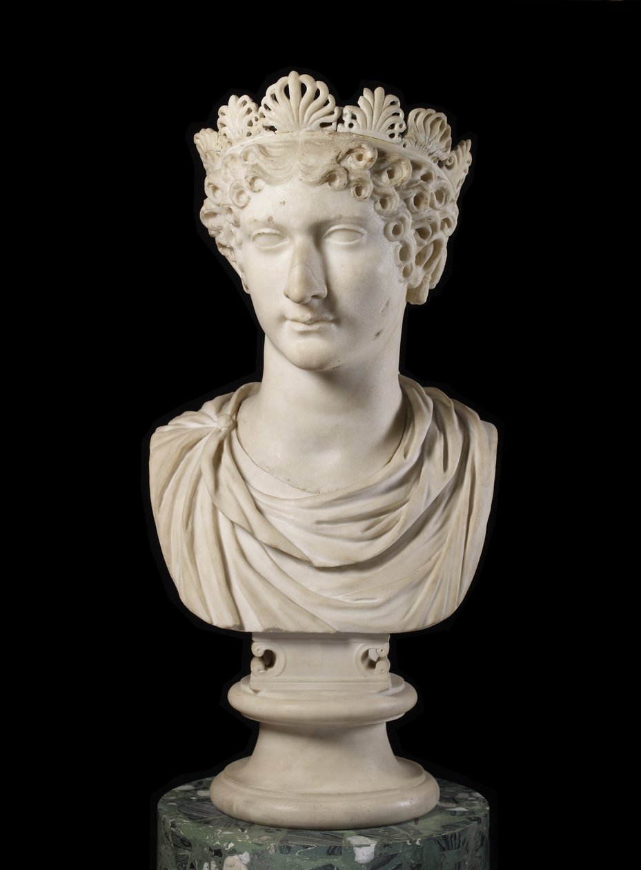 Head of Agrippina Minor with Diadem by Roman