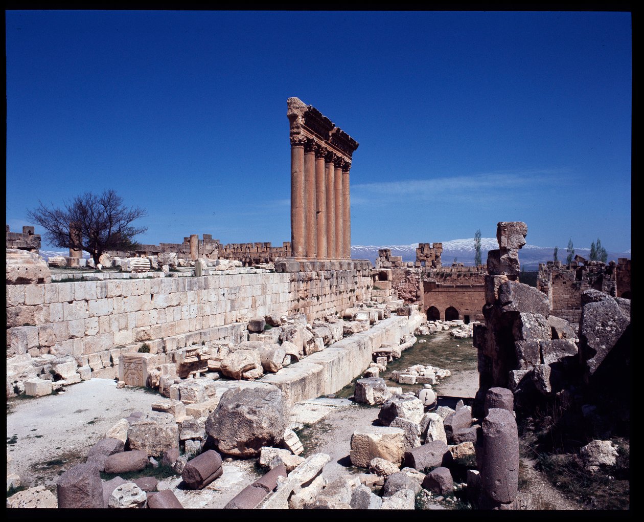 Remains of the temple of Jupiter by Roman