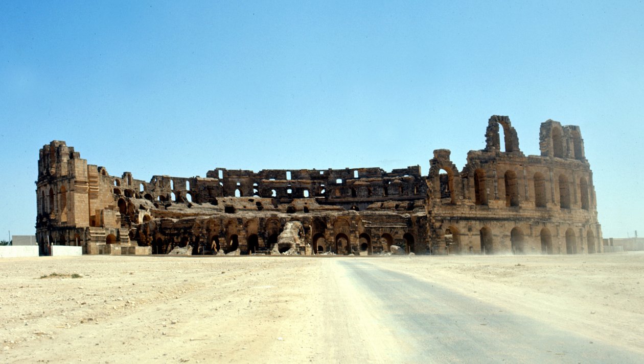 Roman Coliseum of El-Djem, Tunisia by Roman