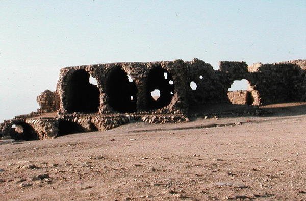 Ruins of the Roman aqueduct by Roman