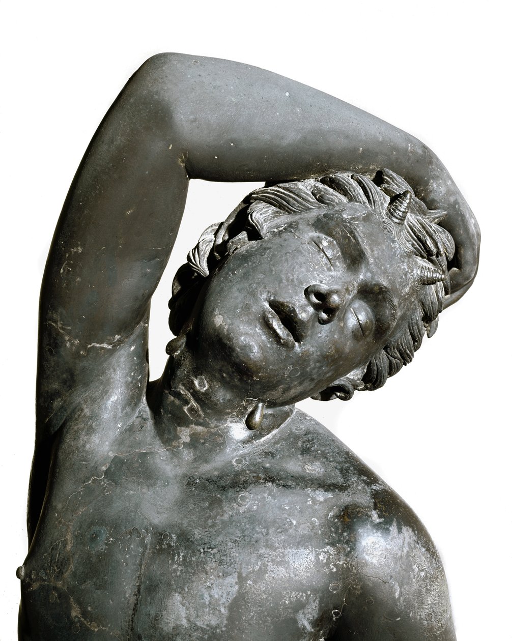Satyr, Bronze Statue by Roman