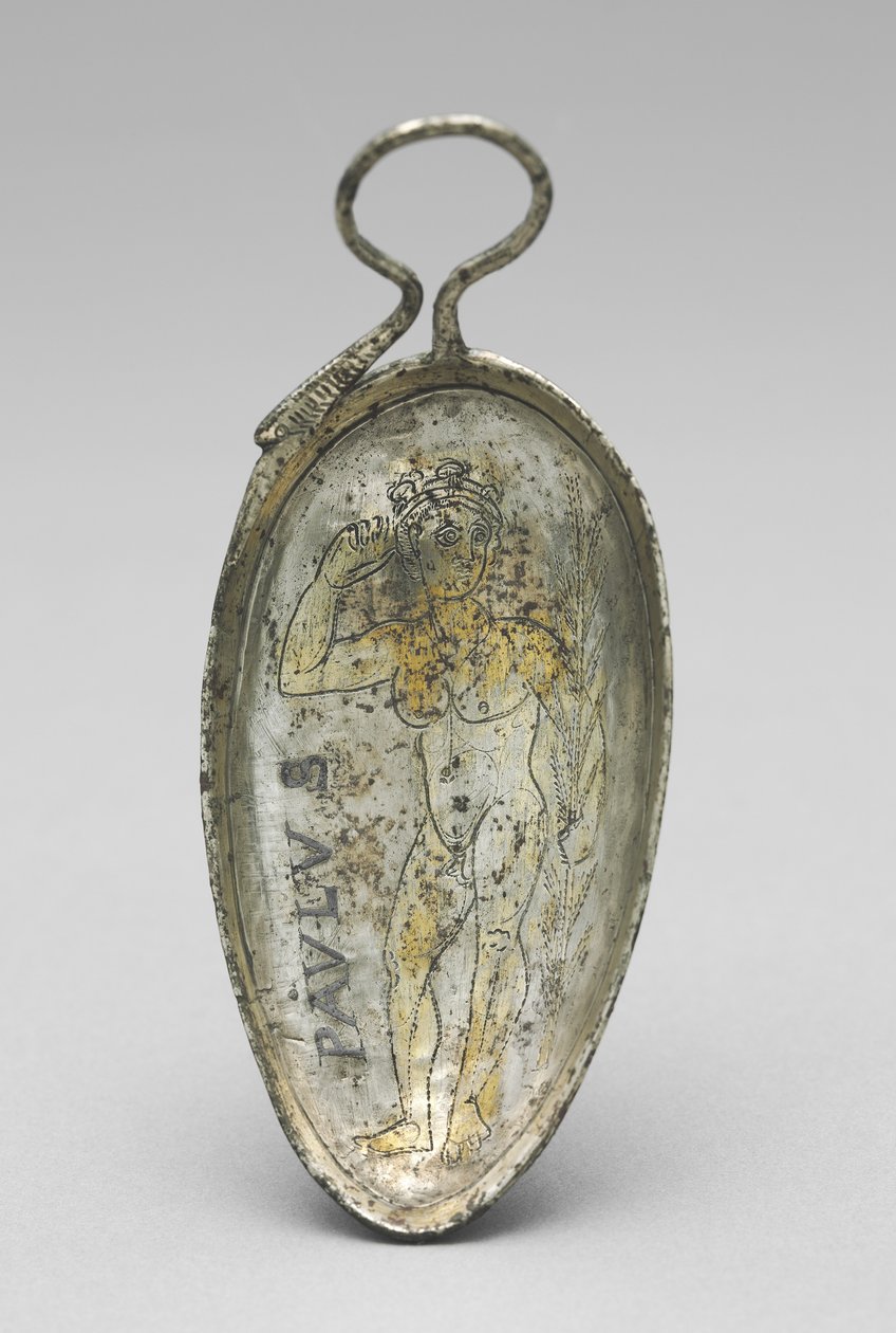 Spoon with Saint Paul as an Athlete by Roman