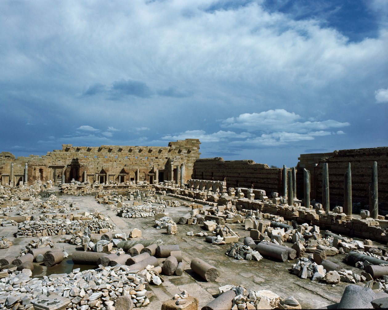 View of the Forum of Septimus Severus by Roman