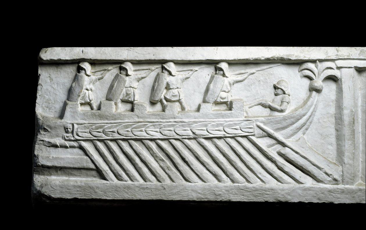 A Warship by Roman Roman