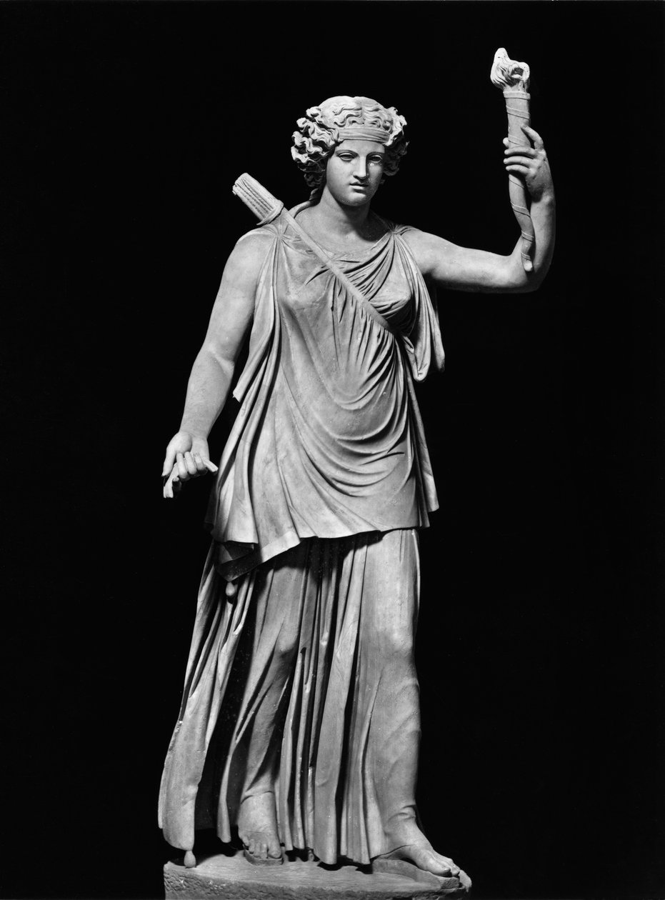 Diana Lucifera (marble) by Roman Roman