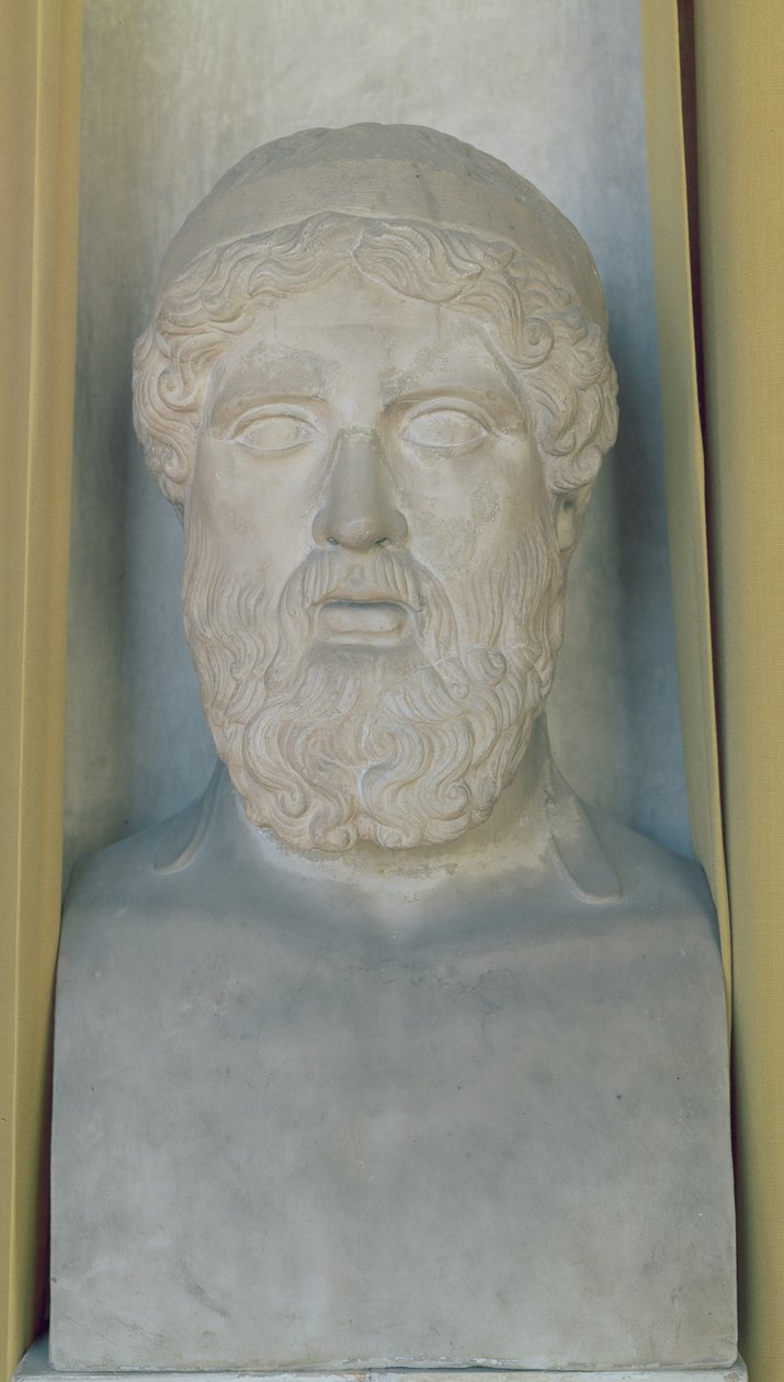 Hermetic bust of Anacreon by Roman Roman