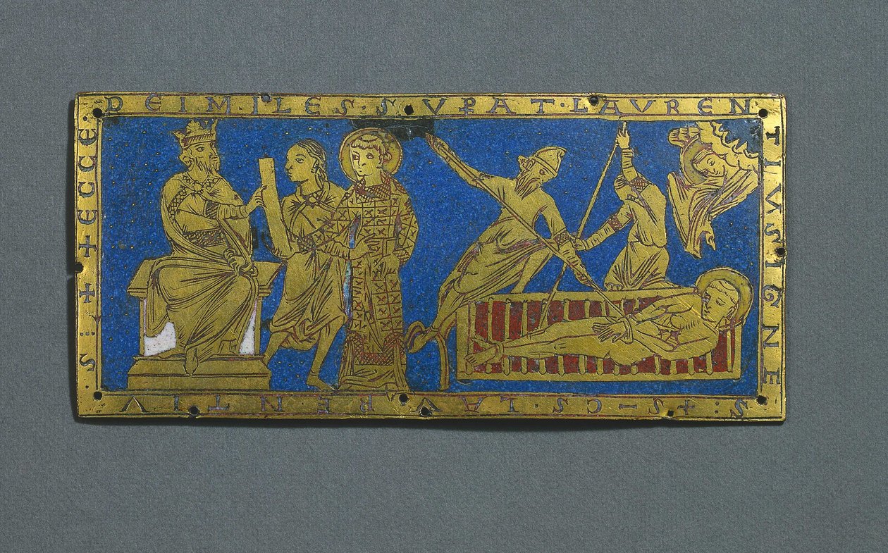 Condemnation and Martyrdom of Saint Lawrence by Romanesque