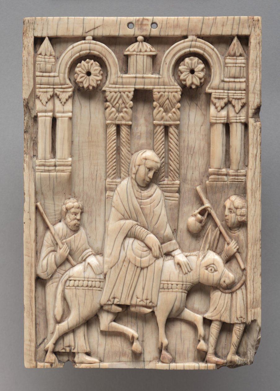 Plaque: The Journey to Bethlehem by Romanesque