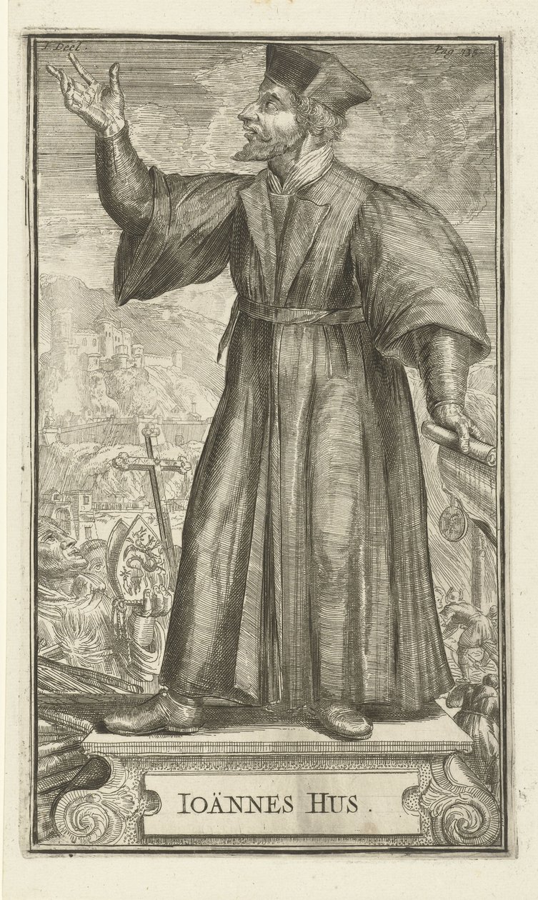 Portrait of John Hus by Romeyn de Hooghe