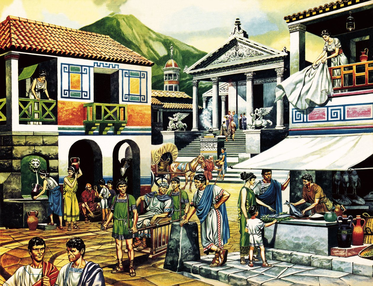 Pompeii by Ron Embleton