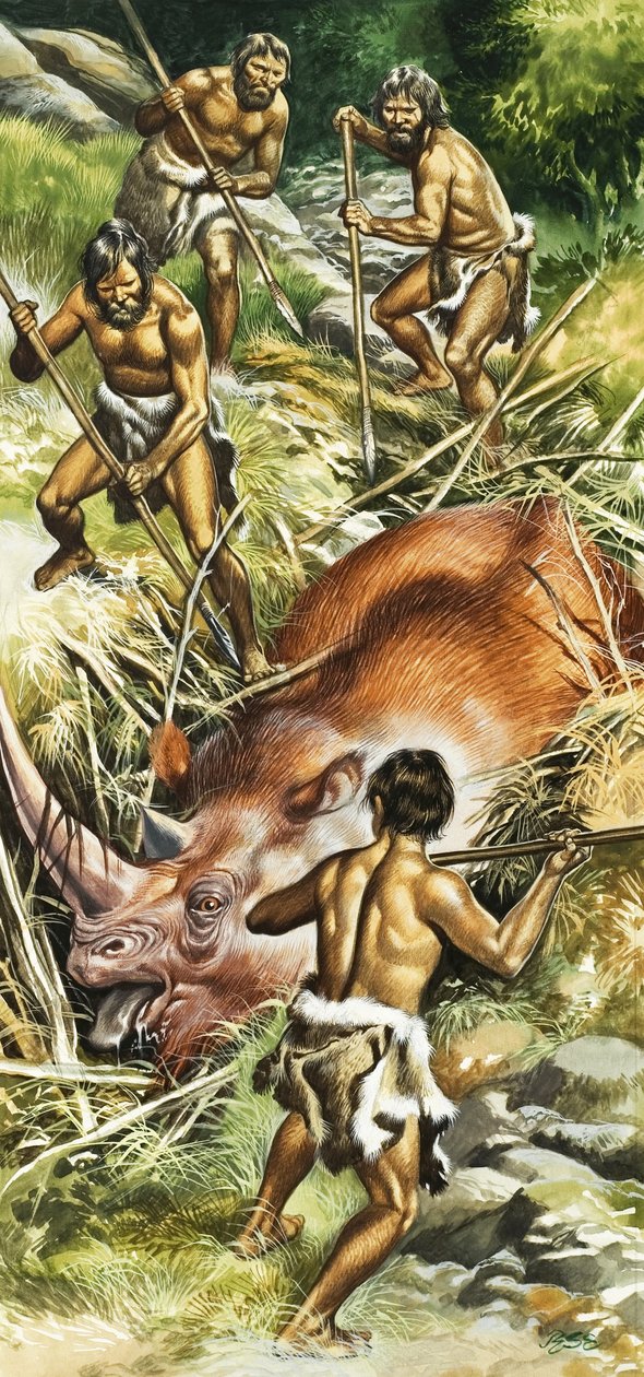 Prehistoric Hunters by Ron Embleton