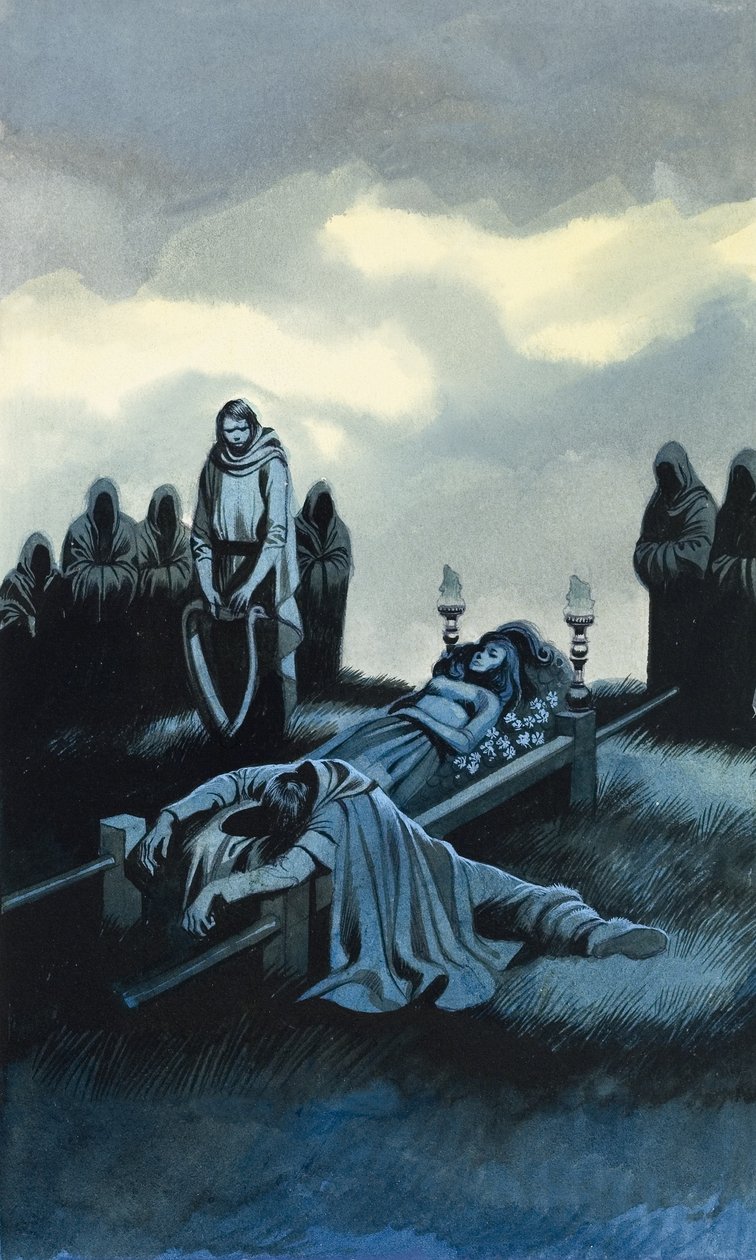 Tannhauser and Elizabeth by Ron Embleton