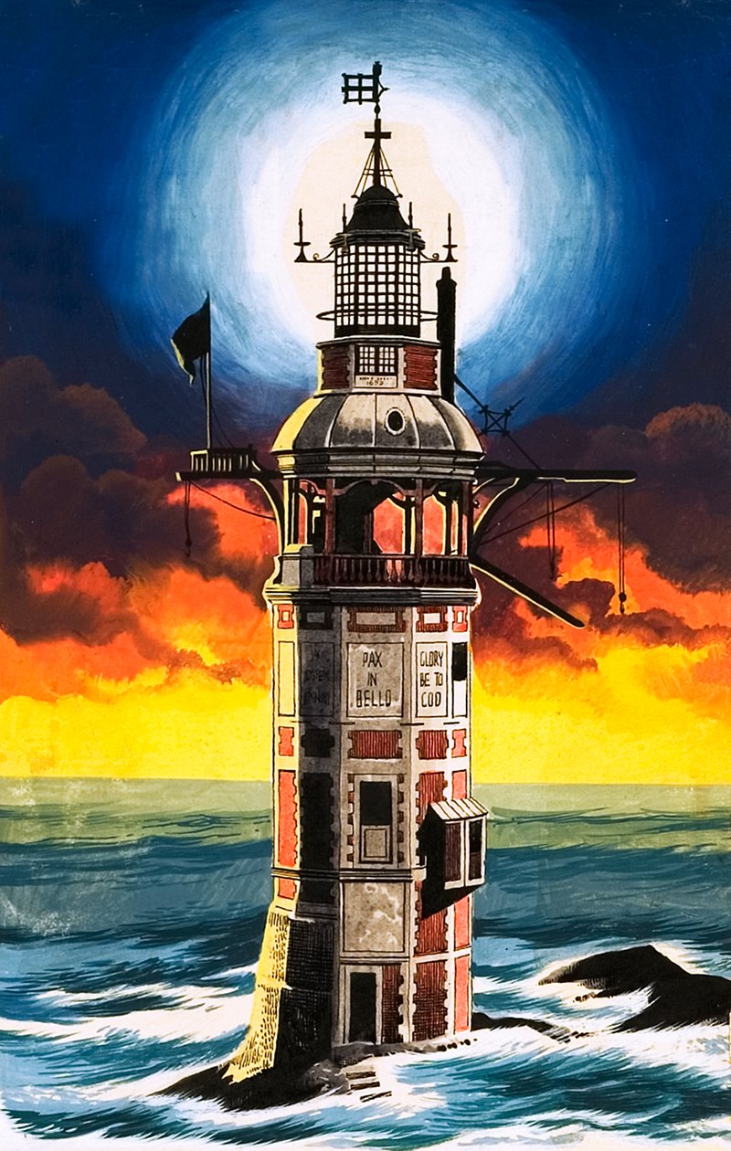 The Eddystone Lighthouse by Ron Embleton