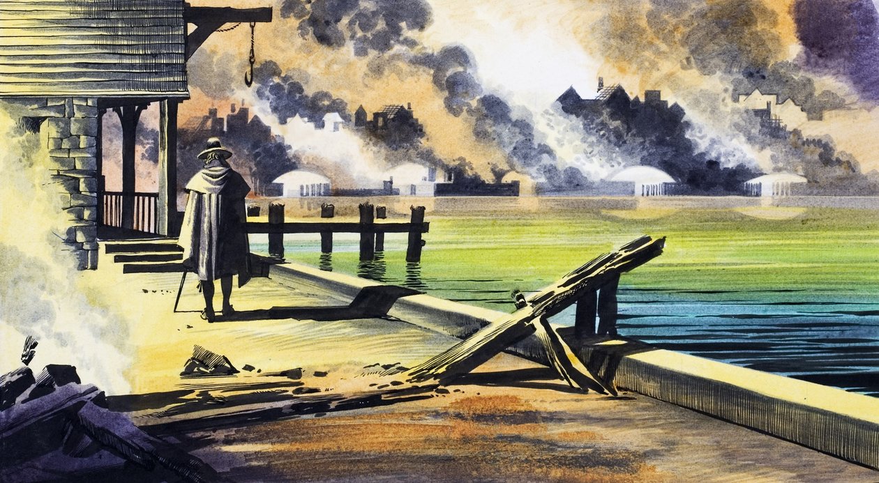 The Great Fire of London by Ron Embleton