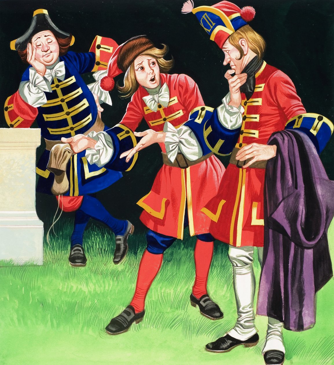 The Three Soldiers by Ron Embleton