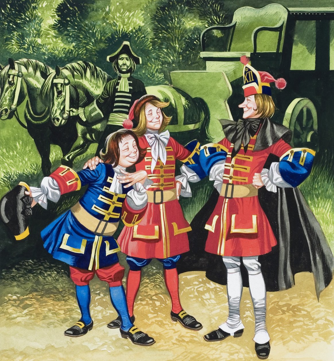 The Three Soldiers by Ron Embleton
