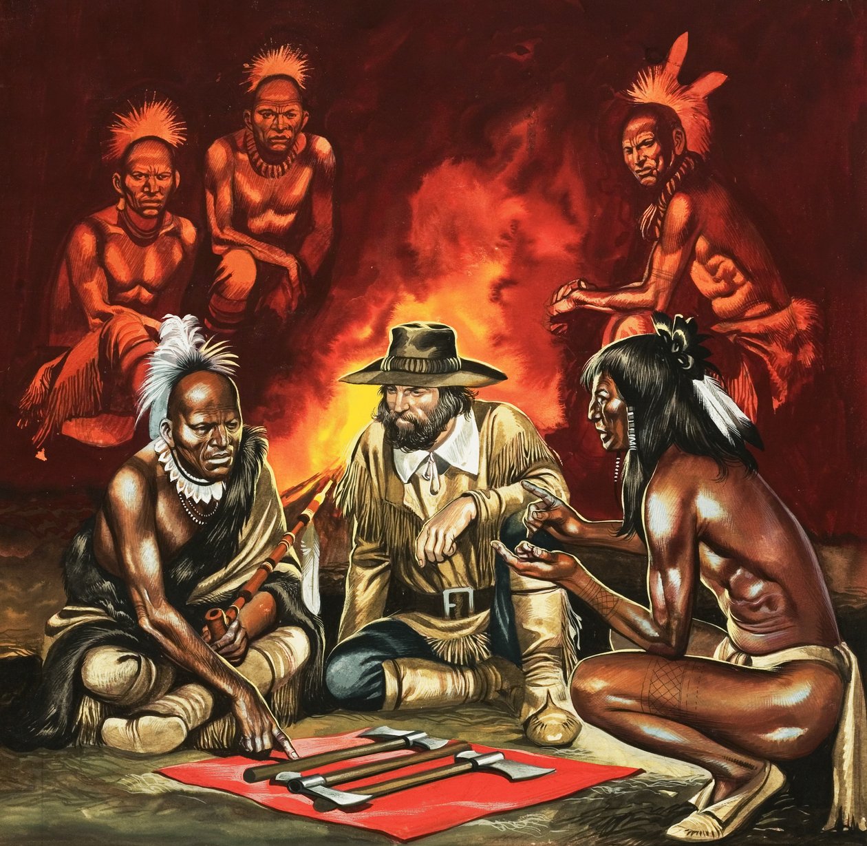 When the Red Man Rode: The Ottawas by Ron Embleton