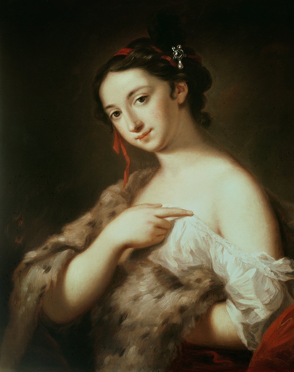 A Lady (Winter) by Rosalba Giovanna Carriera