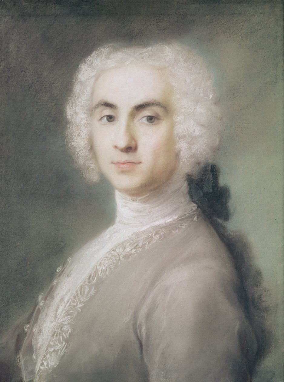 Portrait of a Man by Rosalba Giovanna Carriera