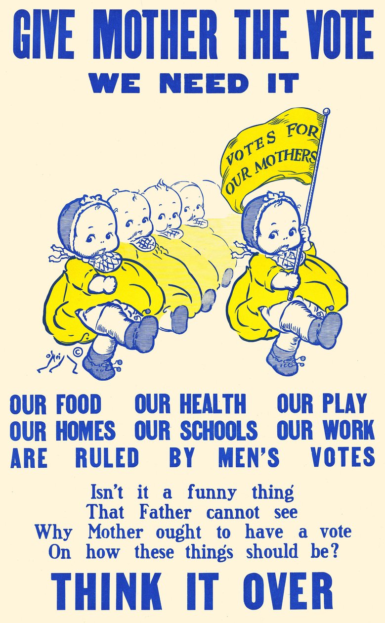 Give Mother the Vote - We Need It by Rose Cecil ONeill