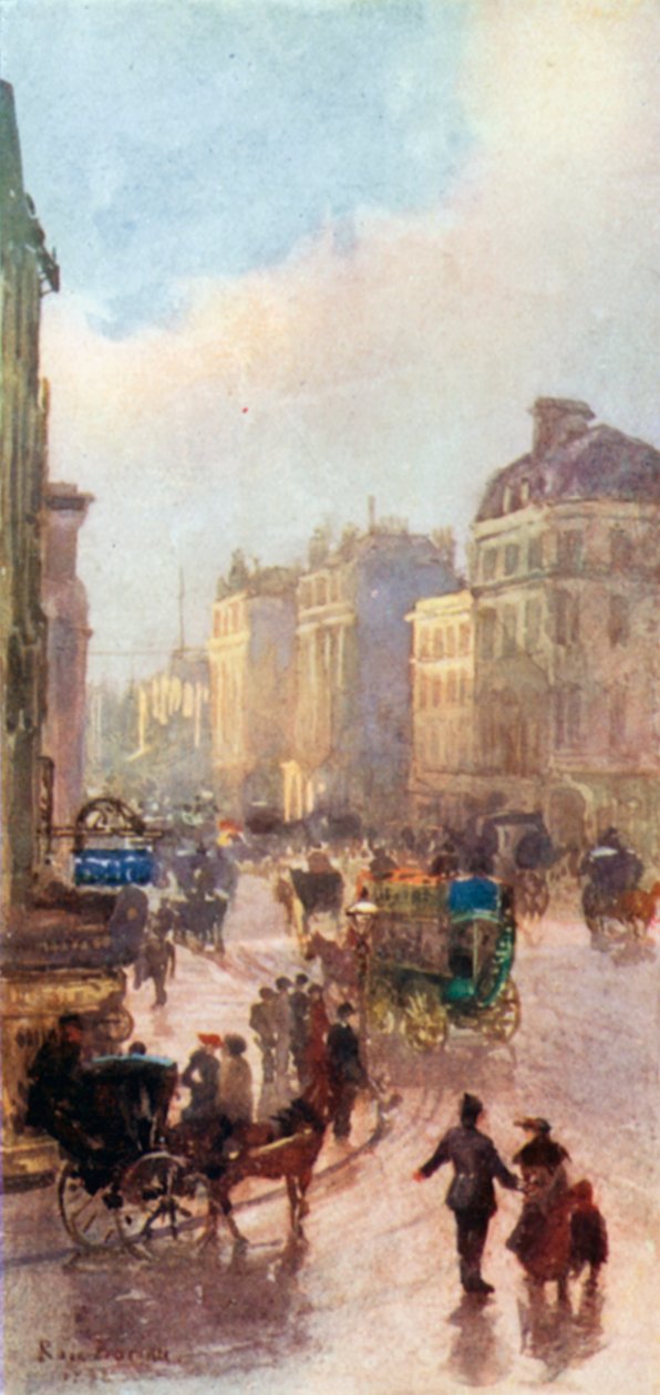 Oxford Street from the Corner of Bond Street by Rose Maynard Barton