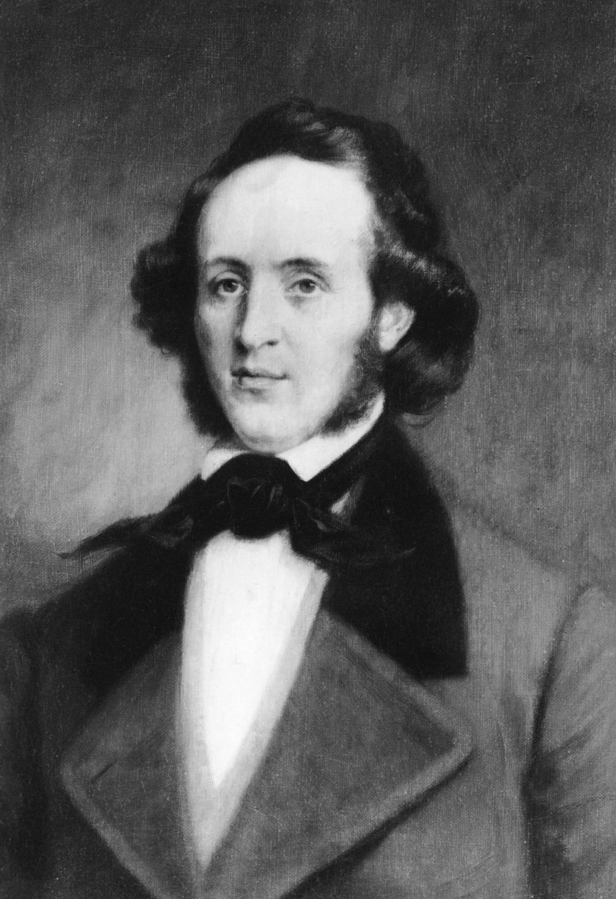 Felix Mendelssohn, 1809-1847, German Composer, 1907 by Rotary Photo