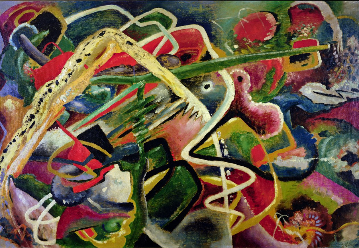 Furioso 9 by Rudolf Bauer