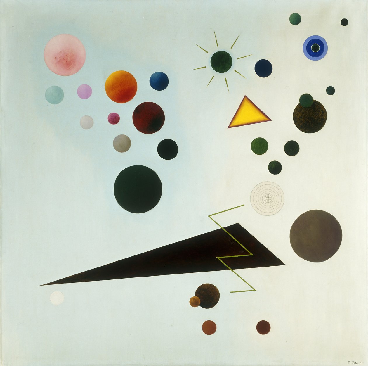 Rounds and Triangles by Rudolf Bauer