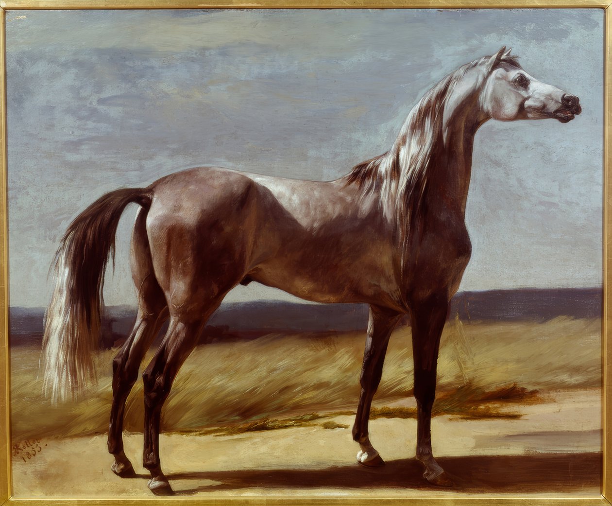 Horse in a Landscape by Rudolf Koller