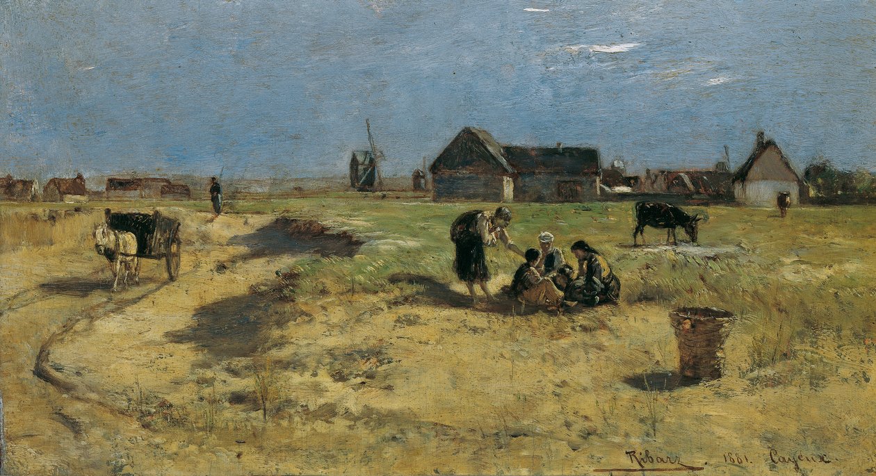 Landscape from Cayeux by Rudolf Ribarz