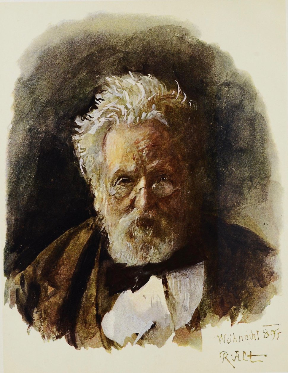 Self-portrait by Rudolf von Alt
