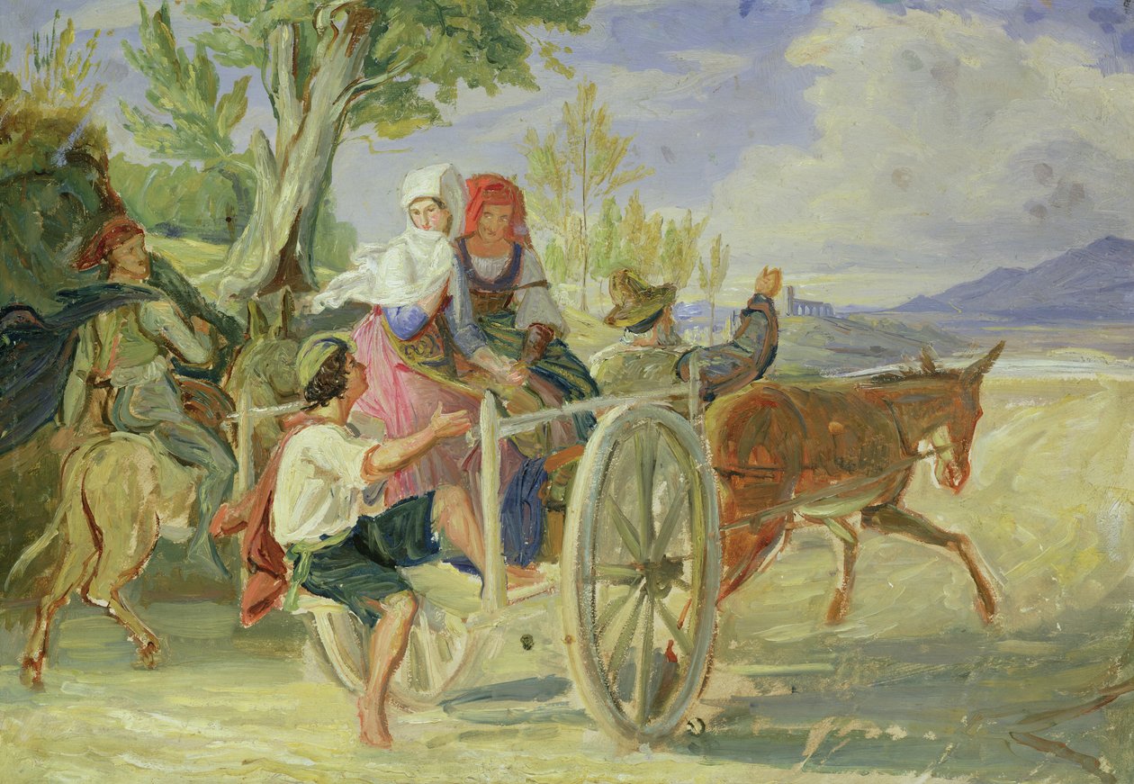 Italian Cart by Rudolph Friedrich Wasmann