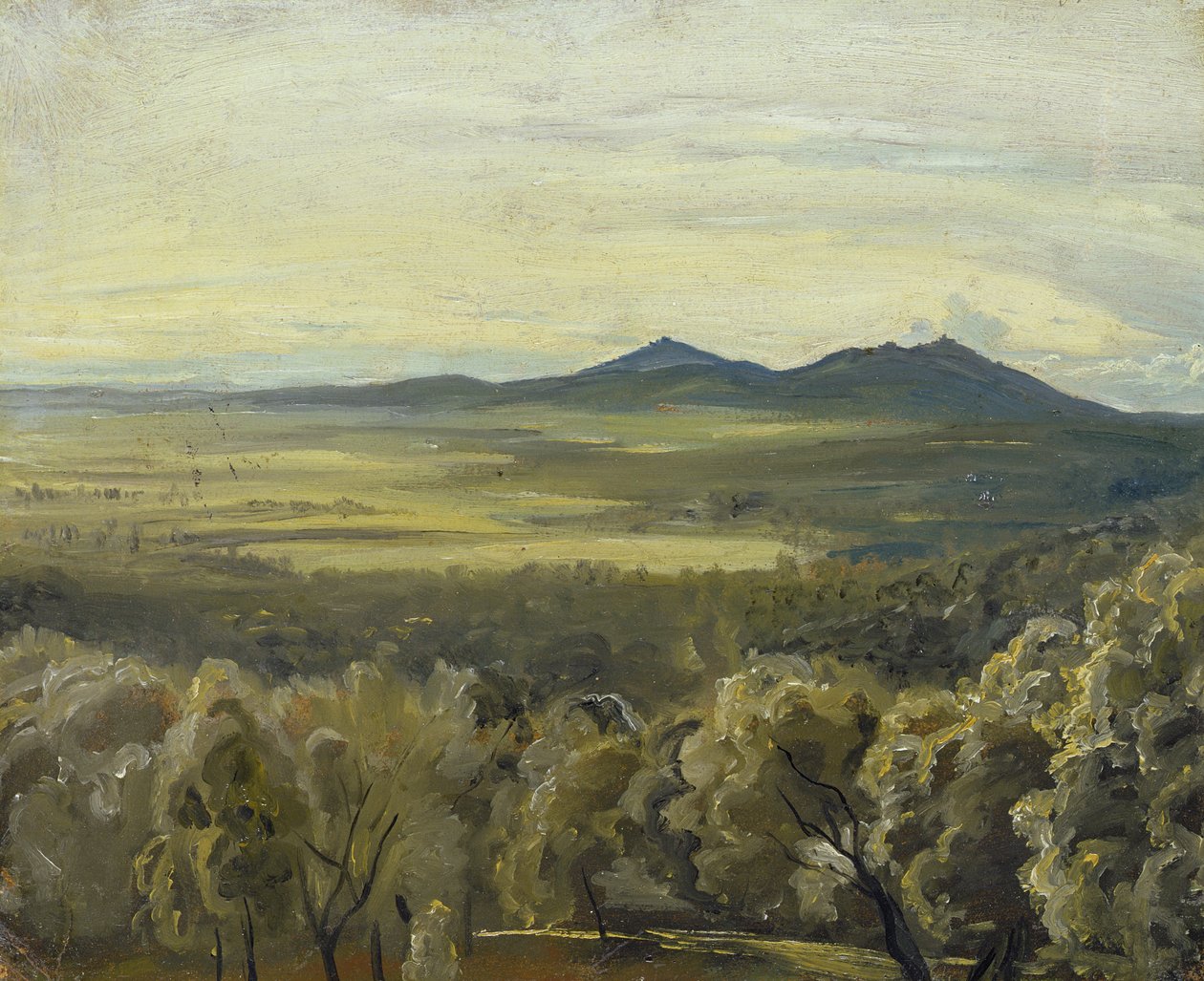 Italian Landscape by Rudolph Friedrich Wasmann