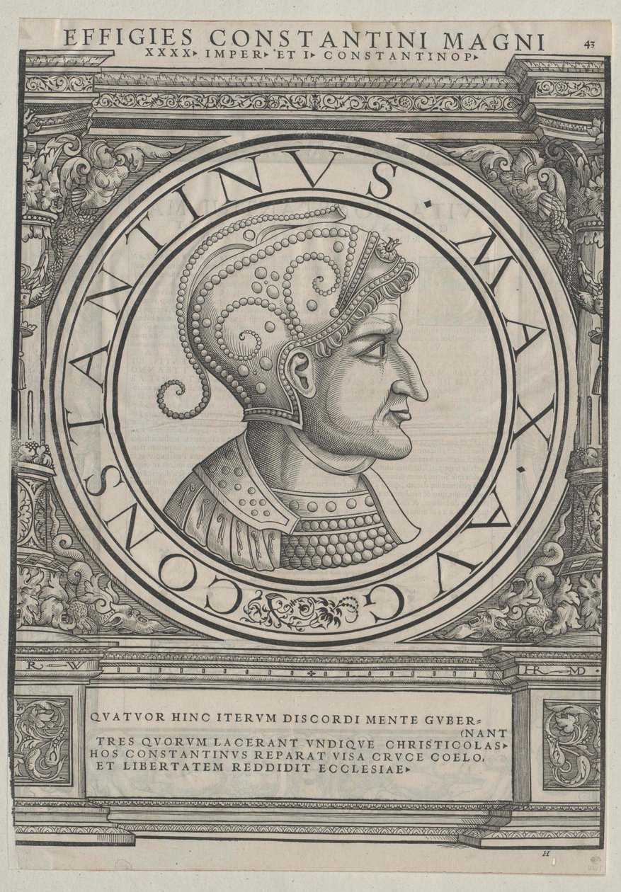 Roman emperor Constantine the Great by Rudolph Wyssenbach