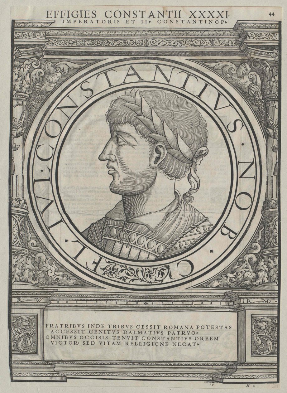 Emperor Constantius II by Rudolph Wyssenbach
