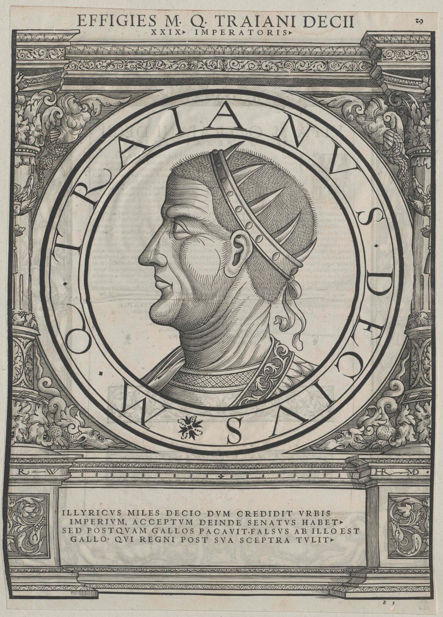 Emperor Decius by Rudolph Wyssenbach