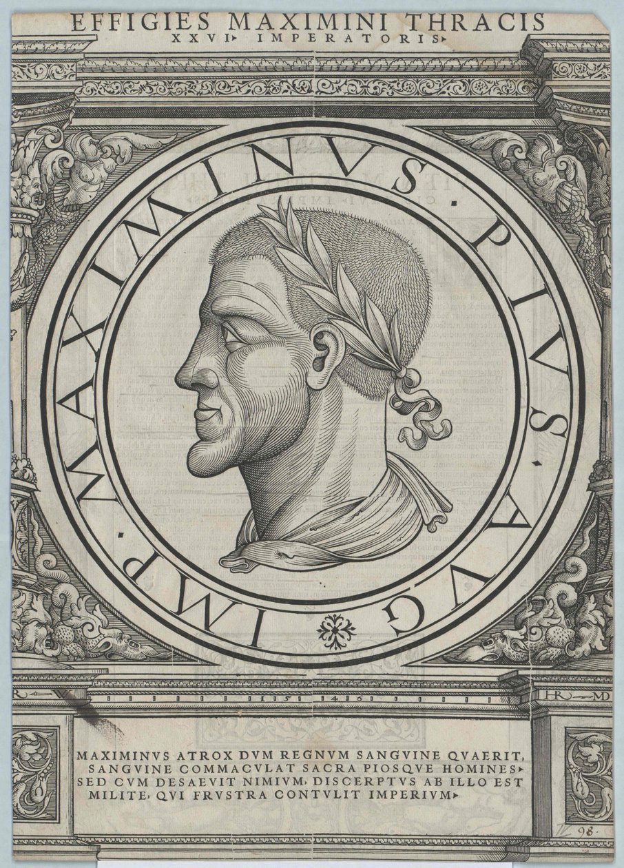 Emperor Maximinus Thrax by Rudolph Wyssenbach