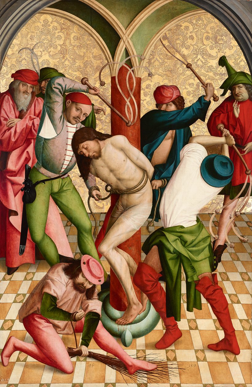 Scourging of Christ by Rueland Frueauf d. Ä.