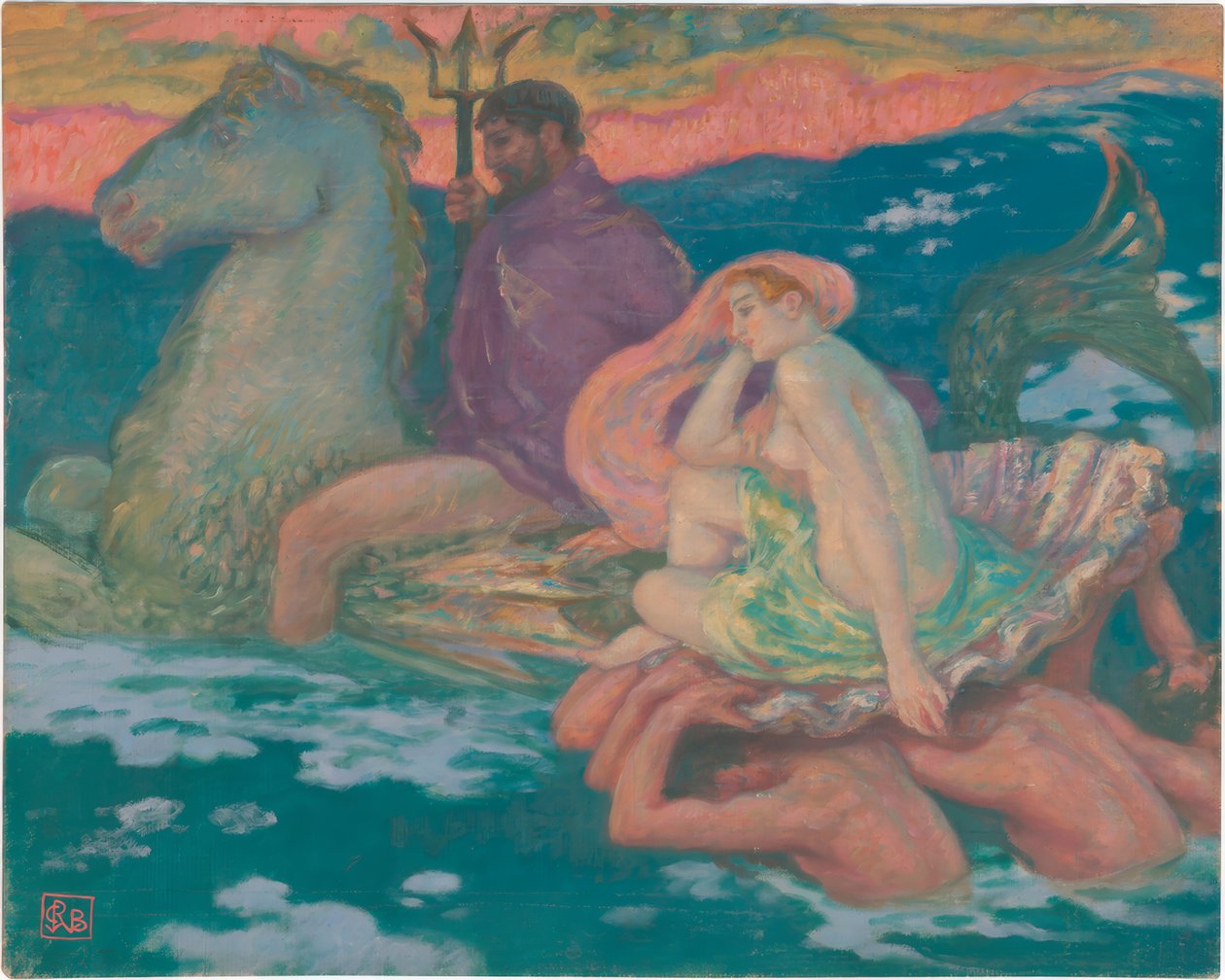 Poseidon and Amphitrite by Rupert Bunny