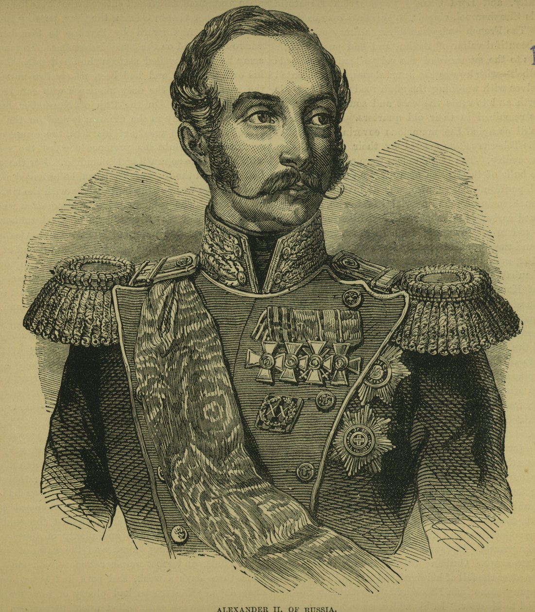 Alexander II (1818-81) of Russia by Russian School