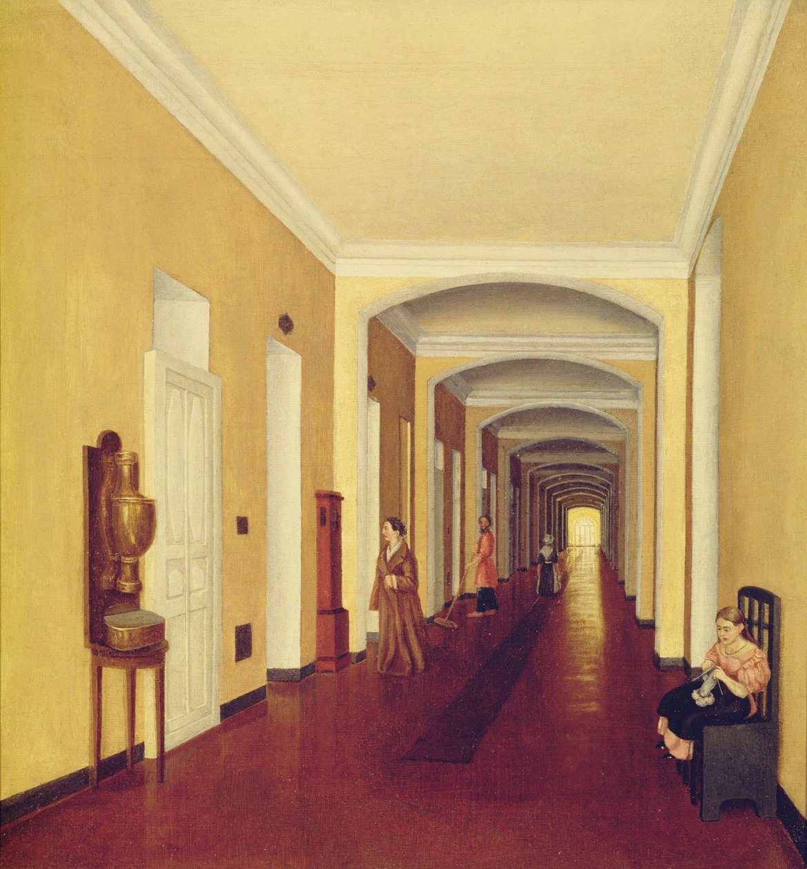 Interior in the Golitsyn Hospital, c.1840 by Russian School