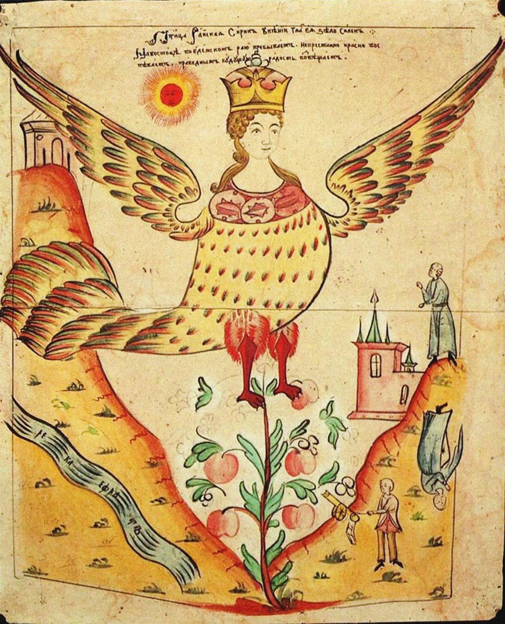 Sirin, The Bird of Paradise by Russian School