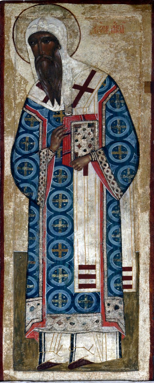 Saint Metropolit Alexius, 16th Century by Russian icon.