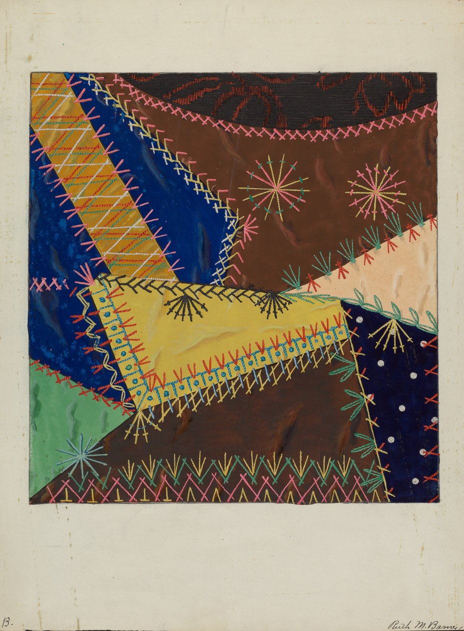 Crazy Quilt by Ruth M Barnes
